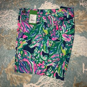 Lilly Pulitzer Jayne Short Indigo Exotic Escapade
